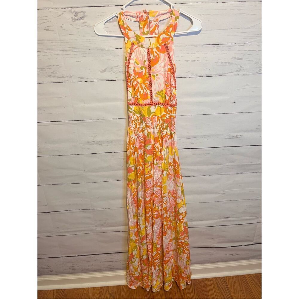 ATL Anthropologie Small Long Dress Cottagecore Romantic Summer Wedding Small S